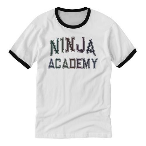 Vintage Don'T Call Me NINJA ACADEMY Introvert Sarcastic Unisex Cotton Ringer T-Shirt - Raresse