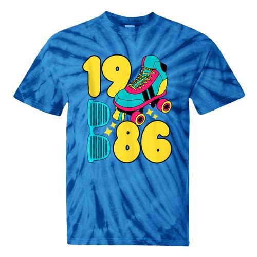 1986 Retro Raised In The 80s Old School Nostalgia Vibes Tie-Dye T-Shirts - Figerry