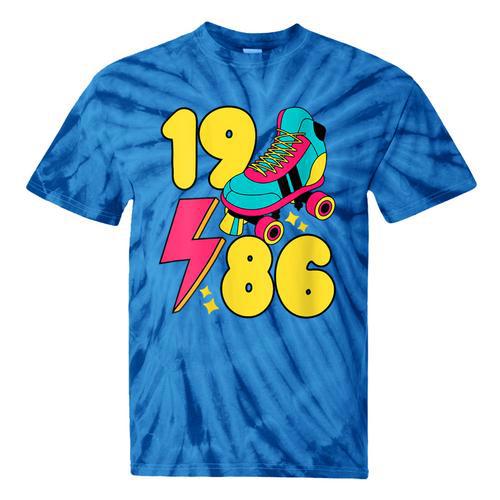 1986 Retro Raised In The 80s Old School Nostalgia Vibes Tie-Dye T-Shirts - Figerry