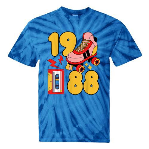 1988 Retro Raised On 80s Music Old School Nostalgia Punk Tie-Dye T-Shirts - Figerry