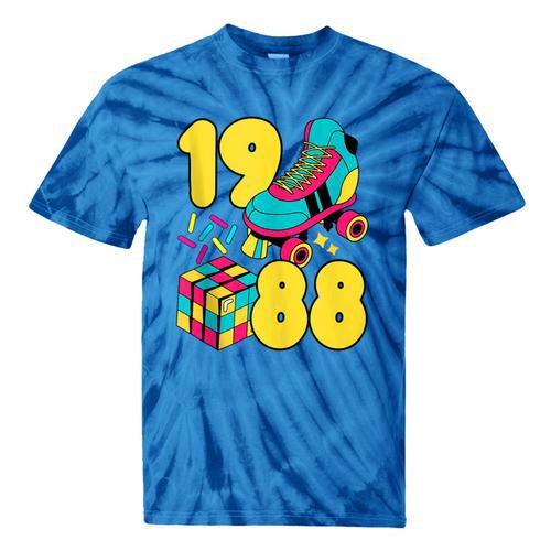 1988 Retro Raised In The 80s Old School Nostalgia Vibes Tie-Dye T-Shirts - Figerry