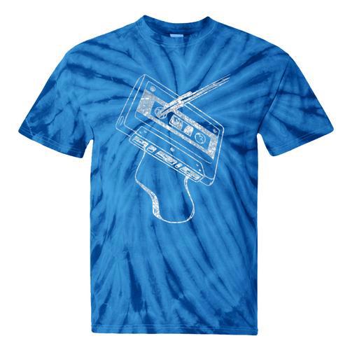 80s 90s Nostalgia Retro Cassette Tape Vintage Music Lovers Tie-Dye T-Shirts - Figerry
