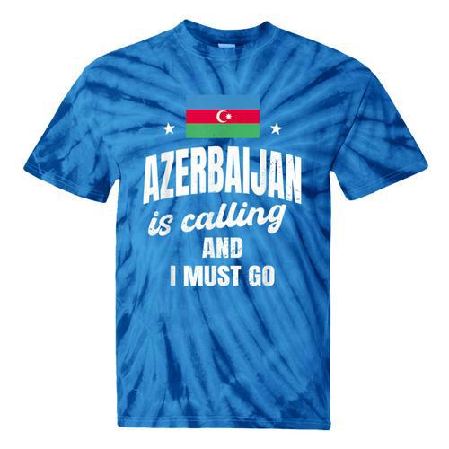 Azerbaijan Lover Saying Azeri Nostalgia Tie-Dye T-Shirts - Figerry