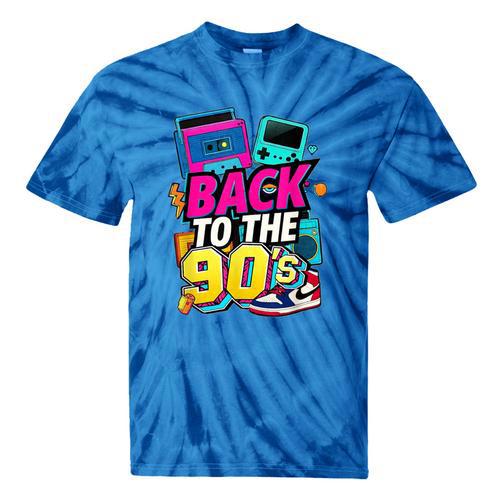 Back To The 90s Nostalgia Cassette Game Console Boombox Tie-Dye T-Shirts - Figerry