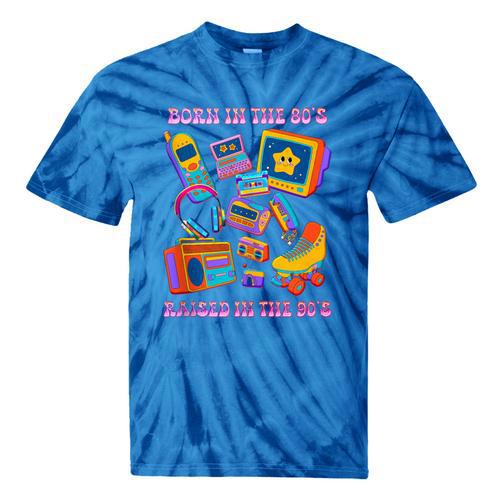 Born In The 80s Raised In The 90s Nostalgia Retro Memories Tie-Dye T-Shirts - Figerry