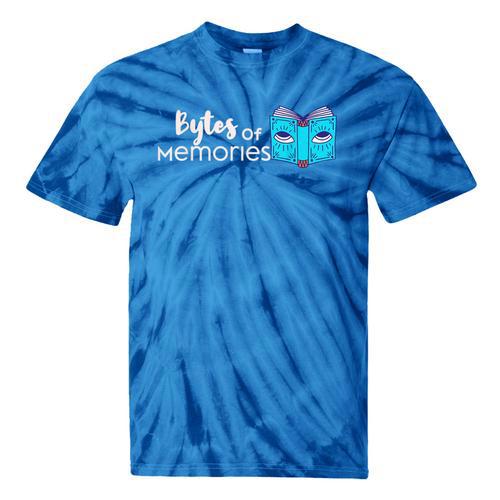 Bytes Of Memories Digital Nostalgia Concept Line Tie-Dye T-Shirts - Figerry