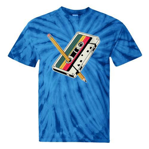 Cassette 90s Costume Party Nostalgia Tie-Dye T-Shirts - Figerry