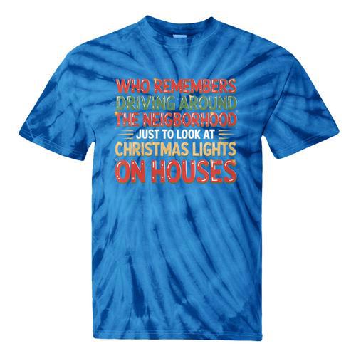 Christmas Lights Nostalgia – Holiday Memory Christmas Spirit Tie-Dye T-Shirts - Figerry
