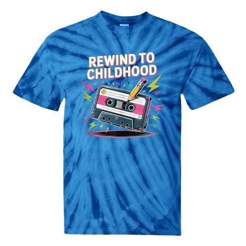 Elder Millennials Embracing 90s Rewind Nostalgia Vibes Tie-Dye T-Shirts - Figerry