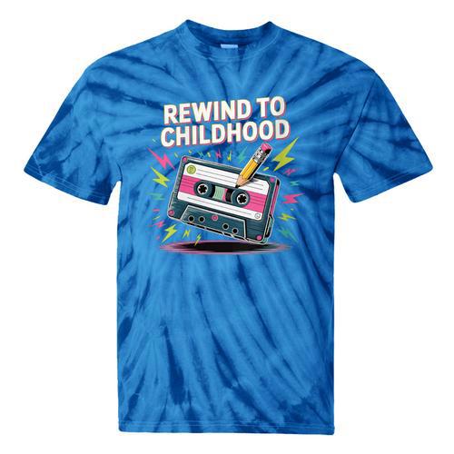 Elder Millennials Embracing 90s Rewind Nostalgia Vibes Tie-Dye T-Shirts - Figerry