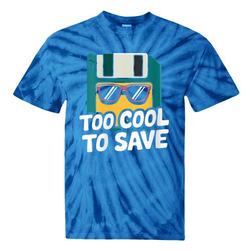 Floppy Disk Retro Tech Nostalgia Old School Computing Humor Tie-Dye T-Shirts - Figerry