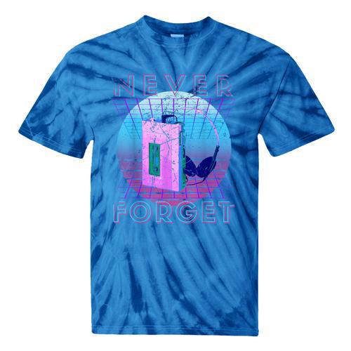 Never Forget Retro 80s 90s Nostalgia Tie-Dye T-Shirts - Figerry