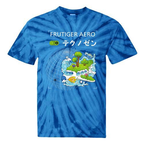 Frutiger Aero Y2K Fashion Trends Statement Piece Tech Orbite Tie-Dye T-Shirts - Figerry