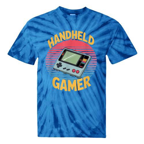 Handheld Gamer Retro Portable Console Nostalgia Tie-Dye T-Shirts - Figerry