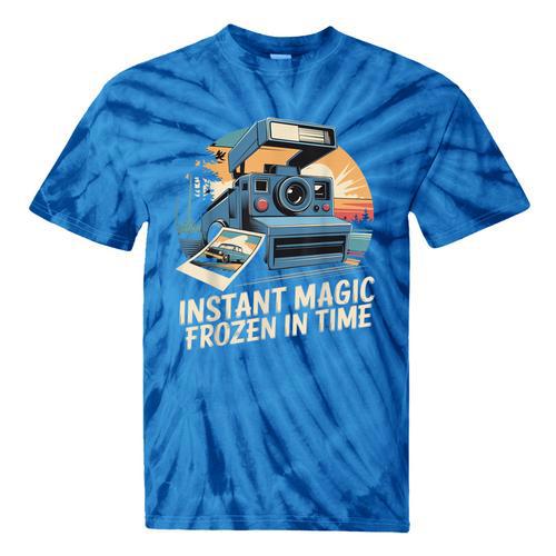 Instant Magic Frozen In Time Retro Camera Nostalgia Tie-Dye T-Shirts - Figerry