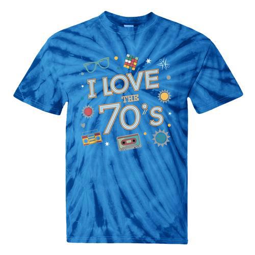 I Love The 70's Retro Nostalgia Tie-Dye T-Shirts - Figerry