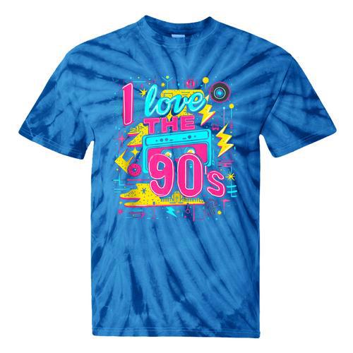 I Love The 90'S 90s Nostalgia Tie-Dye T-Shirts - Figerry