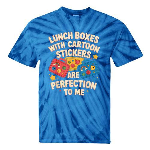 Lunch Boxes With Stickers Lunch Box Nostalgia Retro Tie-Dye T-Shirts - Figerry
