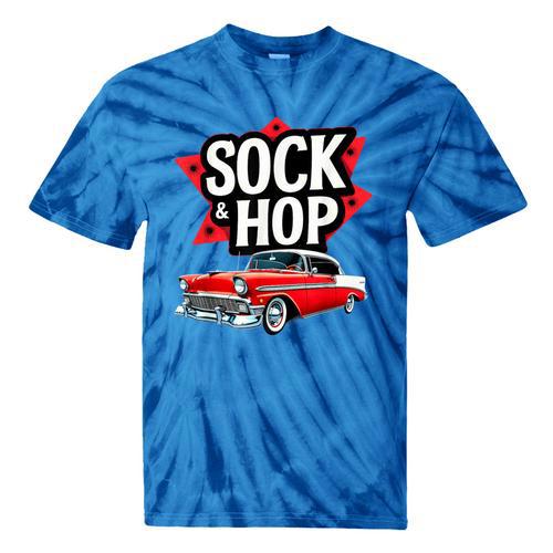 Nostalgia 1950s Sock Hop Dance Tie-Dye T-Shirts - Figerry