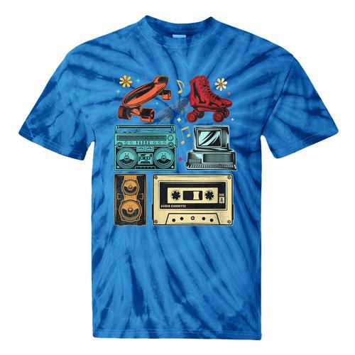 Retro Cassette 70s 80s 90s Music Vintage Party Nostalgia Tie-Dye T-Shirts - Figerry