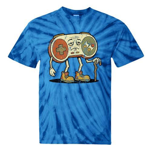 Retro Gamer 80s 90s Gaming Nostalgia Video Game Men Tie-Dye T-Shirts - Figerry