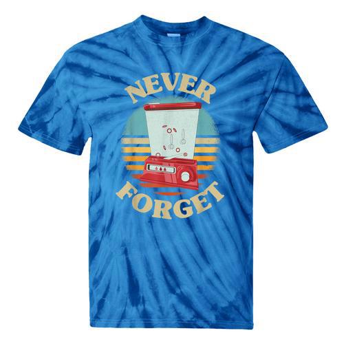Retro Gaming Never Forget Nostalgia Vintage Tie-Dye T-Shirts - Figerry