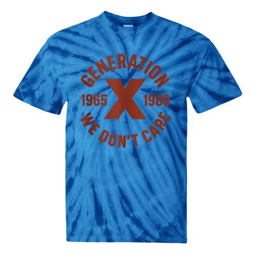 Retro Gen X 1965-1980 Sarcastic Nostalgia Graphic Tie-Dye T-Shirts - Figerry