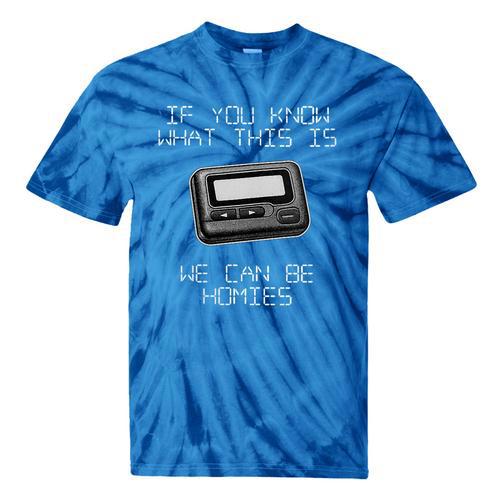 Retro Pager 90s Nostalgia Tie-Dye T-Shirts - Figerry