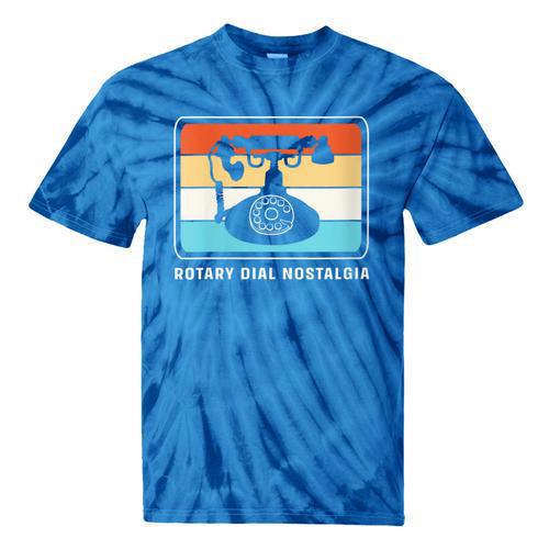 Retro Rotary Dial Nostalgia Dial Phone Tie-Dye T-Shirts - Figerry