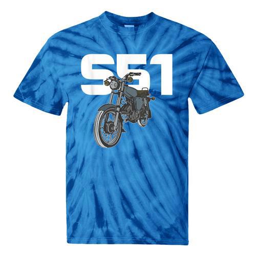Retro Simme Moped Nostalgia Eastern Block Schwalbe Driver DDR Tie-Dye T-Shirts - Figerry