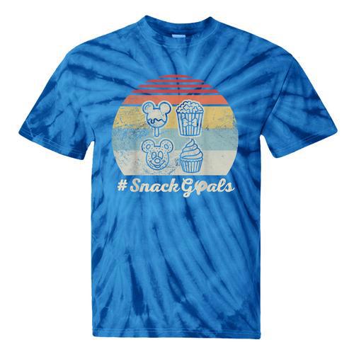 Retro Snack Goals Icon Nostalgia Tie-Dye T-Shirts - Figerry