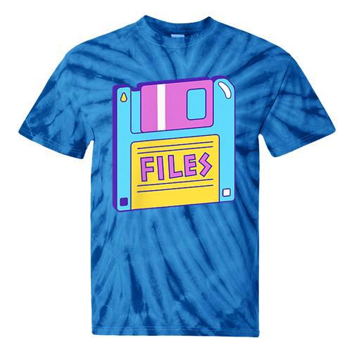 Retro TechnologyOld School Floppy Nostalgia 90s Generation Tie-Dye T-Shirts - Figerry