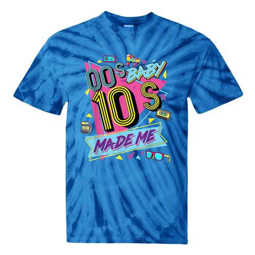 Retro Vintage 00's Baby 10's Made Me Nostalgia Classic Tie-Dye T-Shirts - Figerry