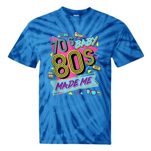 Retro Vintage 70's Baby 80's Made Me Nostalgia Classic Tie-Dye T-Shirts - Figerry