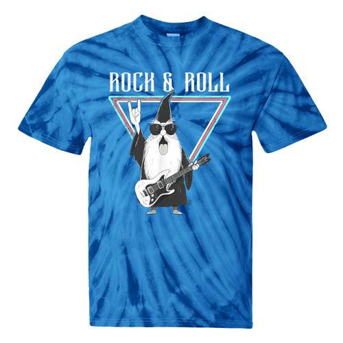 Rock & Roll Wizard Music Nostalgia Tie-Dye T-Shirts - Figerry