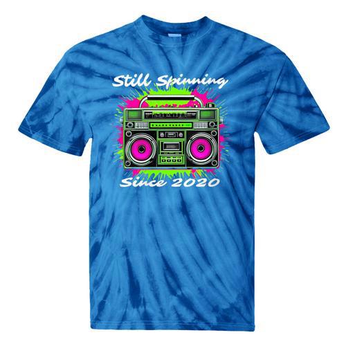 Y2K Home DJ Quarantine Nostalgia Boombox Party Tie-Dye T-Shirts - Figerry