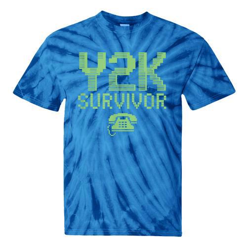 Y2K Survivor 2000s Nostalgia Retro Vintage Nostalgic Tie-Dye T-Shirts - Figerry