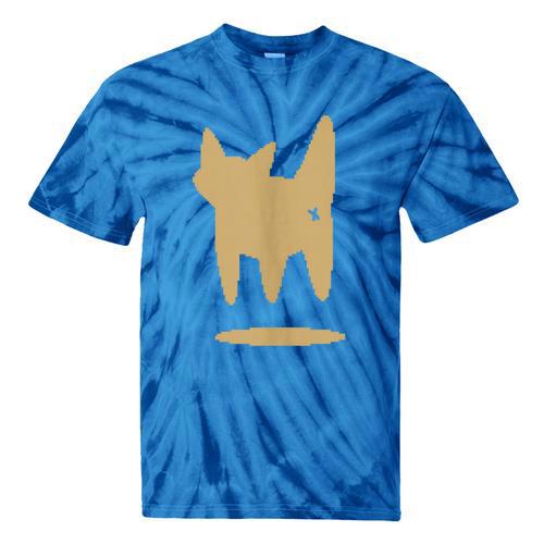 Yk2 Cat With Tomboy Tail 90s Nostalgia Downtown Indie Tie-Dye T-Shirts - Figerry
