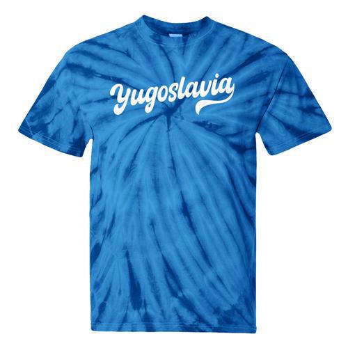 Yugoslavia Typeset Proud Yugoslav Nostalgia Tie-Dye T-Shirts - Figerry