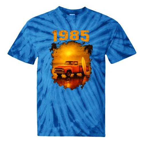 1985 Vintage Sunset Surf Truck Retro Beach Nostalgia Tie-Dye T-Shirts - Figerry