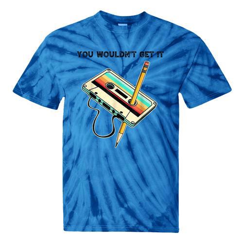 70s 80s 90s Retro Party Costume Nostalgia Cassette Tie-Dye T-Shirts - Figerry