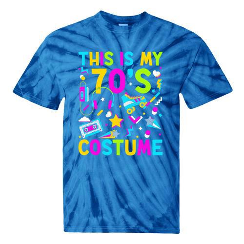 This Is My 70's Costume Nostalgia Mixtape Era 1970s Party Premium Tri-Blend Tie-Dye T-Shirts - Figerry