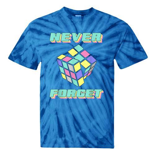 80s 90s Nostalgia Magic Cube Retro Party Costume Tie-Dye T-Shirts - Figerry