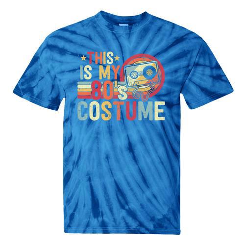 This Is My 80s Costume Vintage Style Nostalgia 1980s Retro Premium Tri-Blend Tie-Dye T-Shirts - Figerry