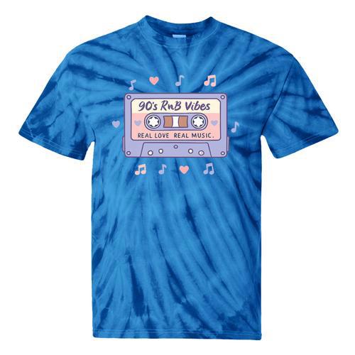 90s RNB Vibes Cassette – Retro Music Nostalgia RNB Cassette Premium Tri-Blend Tie-Dye T-Shirts - Figerry