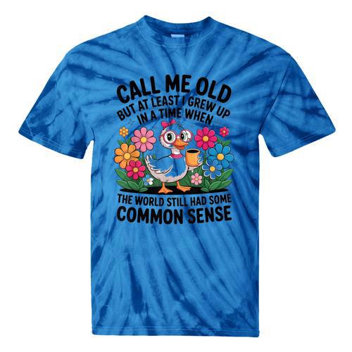 Call Me Old Seniors Nostalgia Retro Humor Casual Tie-Dye T-Shirts - Figerry