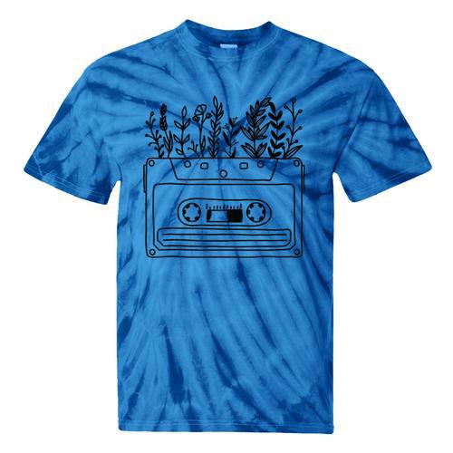 Cassette Tee 80s 90s Retro Party Costume Nostalgia Cassette Tie-Dye T-Shirts - Figerry