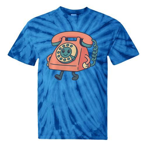 Dial It Back Retro Tech Nostalgia Vintage Premium Tri-Blend Tie-Dye T-Shirts - Figerry