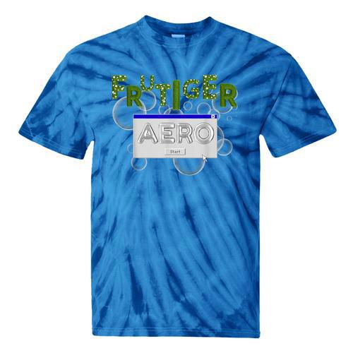 Frutiger Aero Y2K Fashion Trends Grass Fun Computers Tie-Dye T-Shirts - Figerry