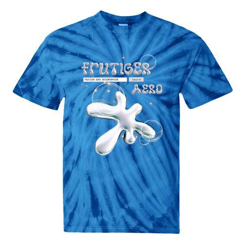 Frutiger Aero Y2K Fashion Trends Statement Piece Tech Orb Premium Tri-Blend Tie-Dye T-Shirts - Figerry